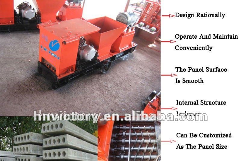 2013 High Efficiency Precast concrete Floor board Machine