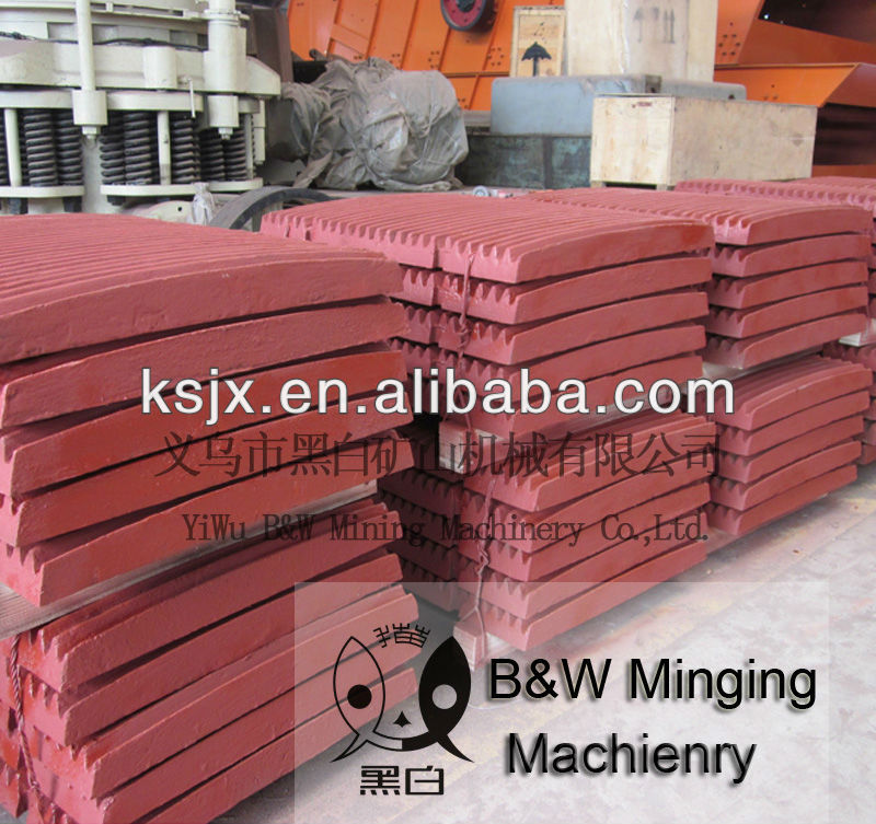 2013 High Manganese Hot Sale Jaw Plate