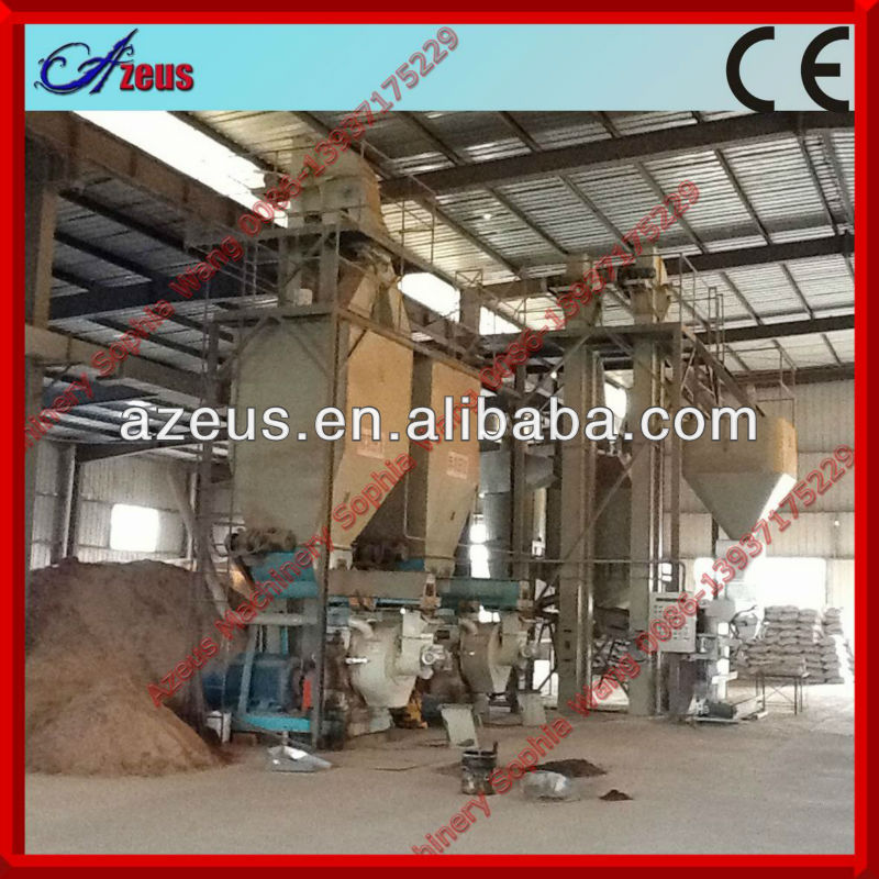 2013 high performance CE wood pellet mill wood pellet production line