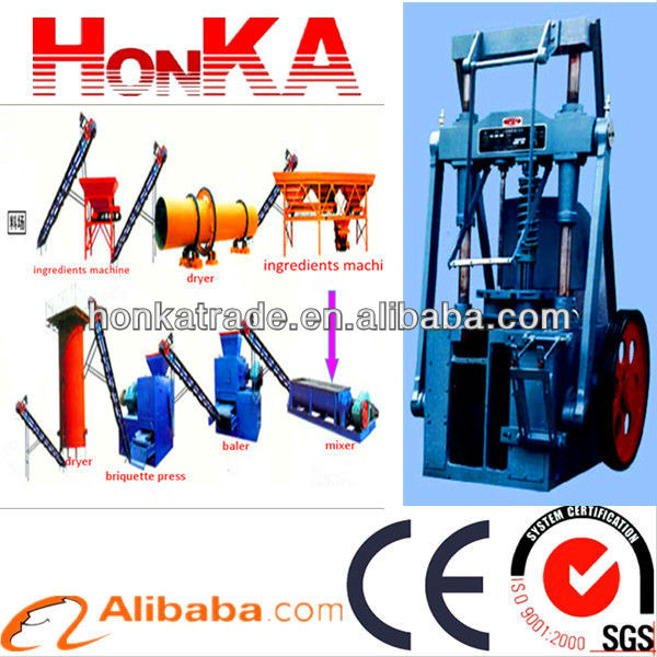 2013 HonKA hot sales gypsum,coal,charcoal briquette machine