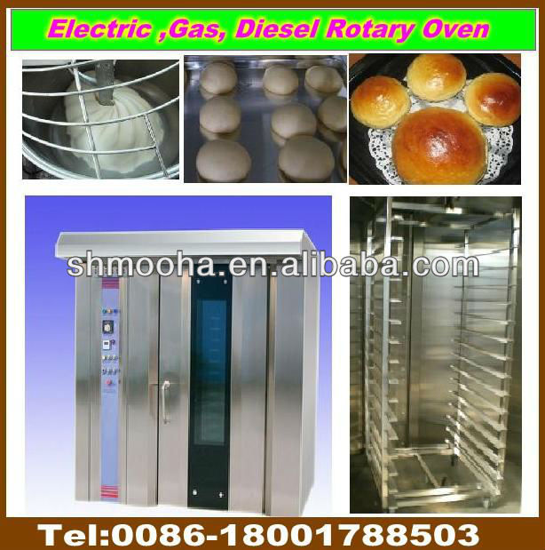 2013 hot sale rotary rack oven prices (304 stainless steel,CE,new design)