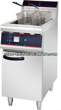 2013 hot sale used pressure fryer 1-Tank 2-Basket Electric Fryer table top hot sale Fryer