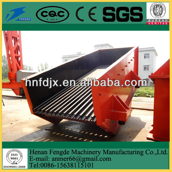 2013 hot sale vibrating feeder GZD/ ZSW series, reasonable structure widely used