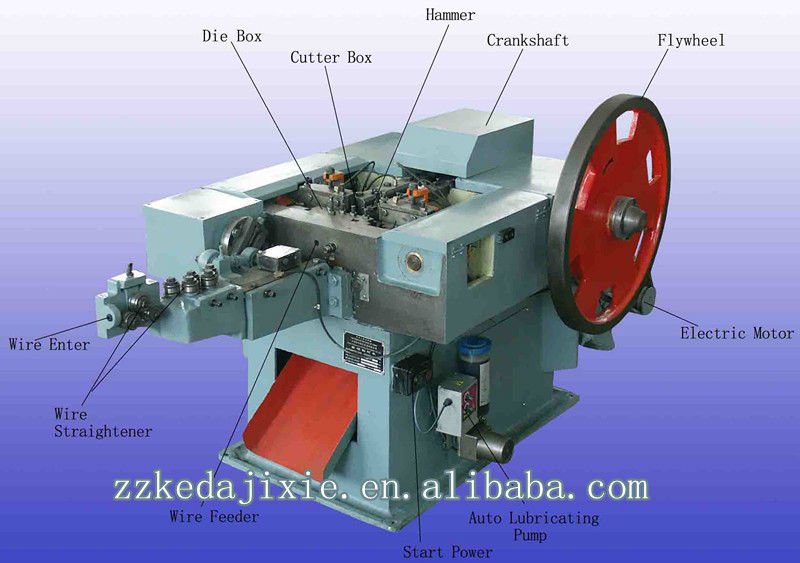 2013 hot selling Automatic steel nail making machine