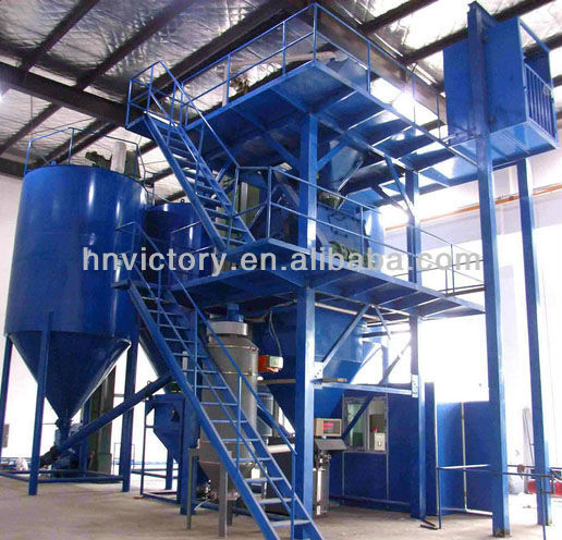 2013 Hot Selling High Efficiency 25t Full Automatic Dry Mortar Mixing Machine With Competitive Price