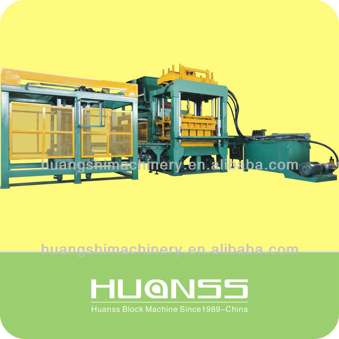 2013 hot type china manufacturer QT10-15 full automatic concrete building block machine