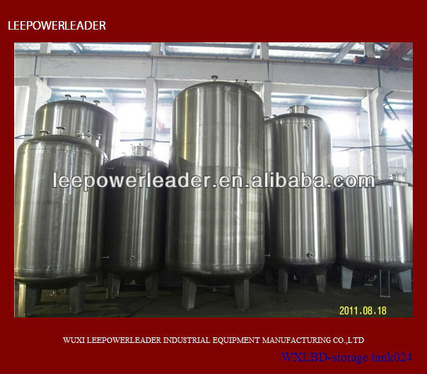 2013 LEEPOWERLEADER ISO certified active demand top quality guaranteed stainless steel vetical storage tank