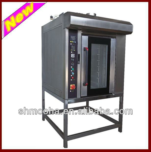 2013 new 8 trays stainless steel rotating bakery ovens