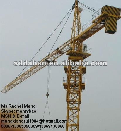 2013 New and Hot 6T/8T QTZ80(6010) Tower Crane