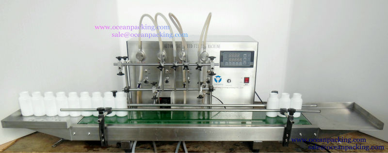 2013 NEW automatic filling machine with 4heads for small factoy