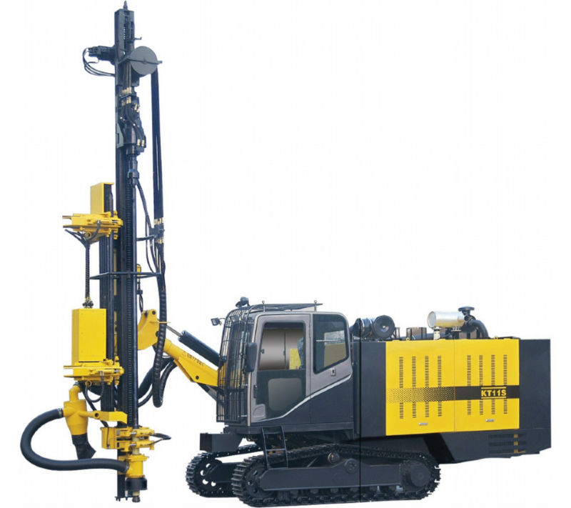 2013 new crawler DTH mining drilling rig KT11S (18M depth,105-125mm diameter )