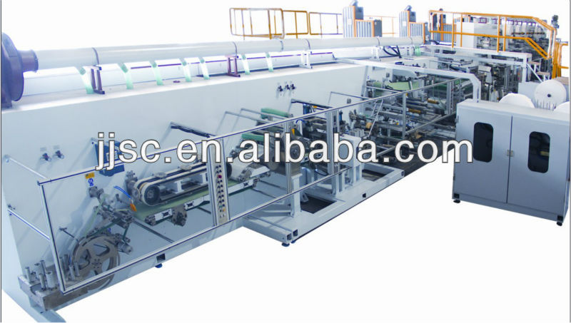 2013 New Innovating design Fully-Servo type Baby Pull-up diaper machine