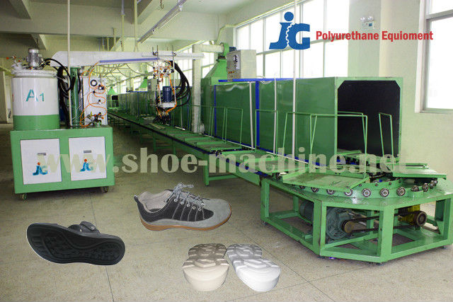 2013 new JG full automatic two color shoe(sole)pouring machine suppier in RuiAn China