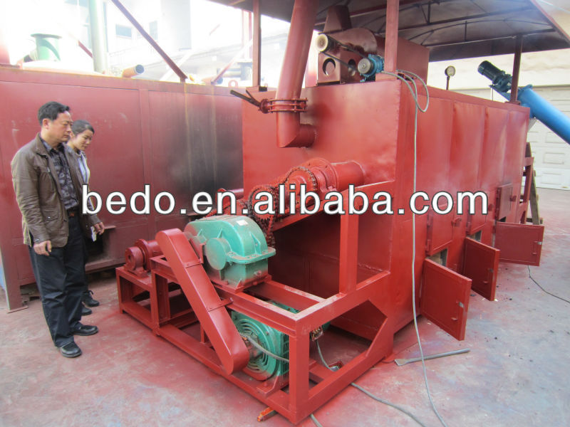 2013 new style 24hours continuously Sawdust carbonization furnace