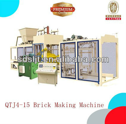 2013 New technologies!!!Full automatic hydraulic brick machinery QT4-15 hollow block making machine