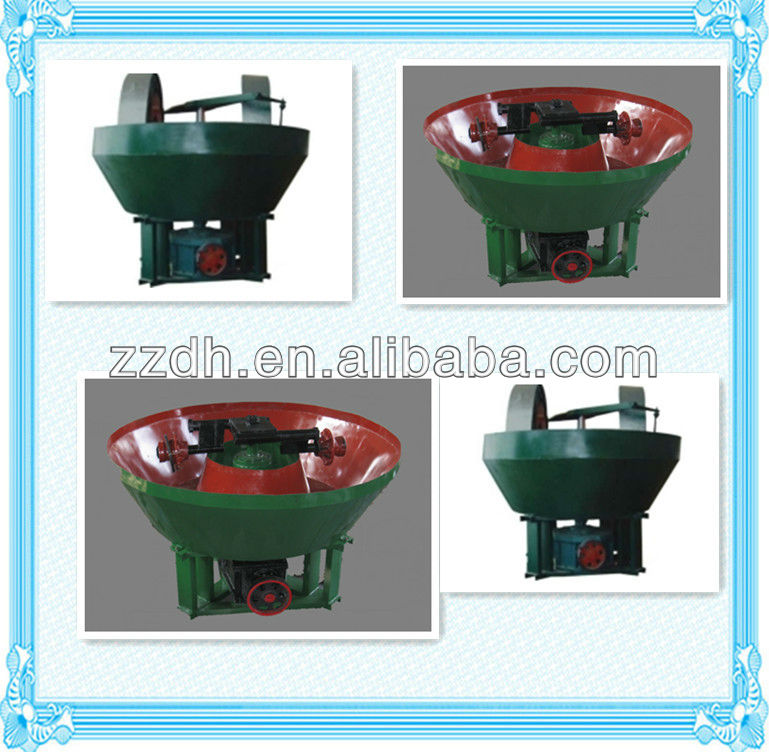 2013 new type Wet pan mill for choosing gold