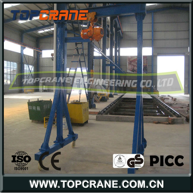 2013 Newest Simple Mobile Gantry Crane With High Quality and Best Price