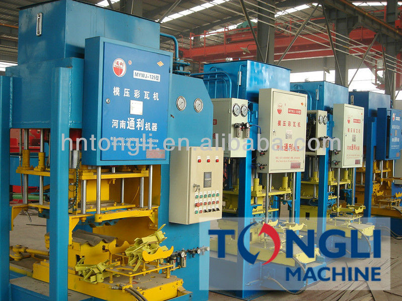 2013 newly design cement roof tile machine