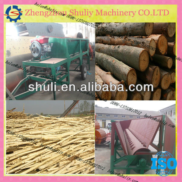 2013 newly design slot Wood debarker or wood peeling machine//0086-13703827012