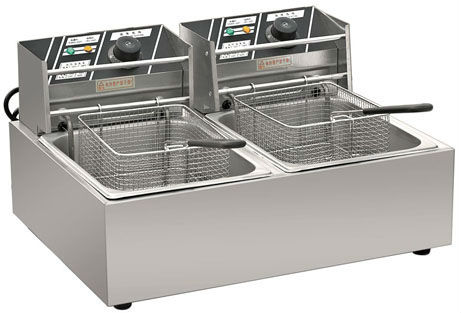 2013 Super Star Product 1-Tank 2-Basket Electric Fryer