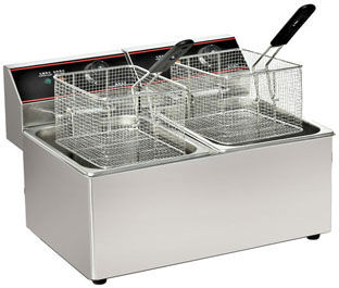 2013 Super Star Product 2-Tank 2-Basket Electric Fryer