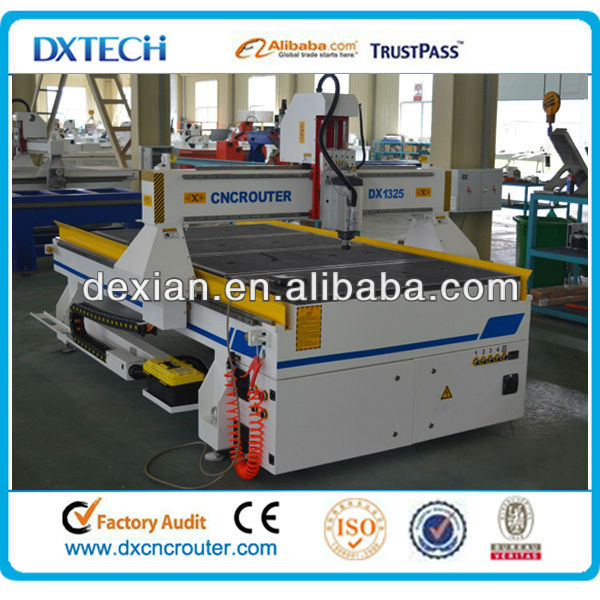 2013 the latest New design 1300x2500mm (4.26'x8.19') DX 1325 cnc router wood machine with promotional price