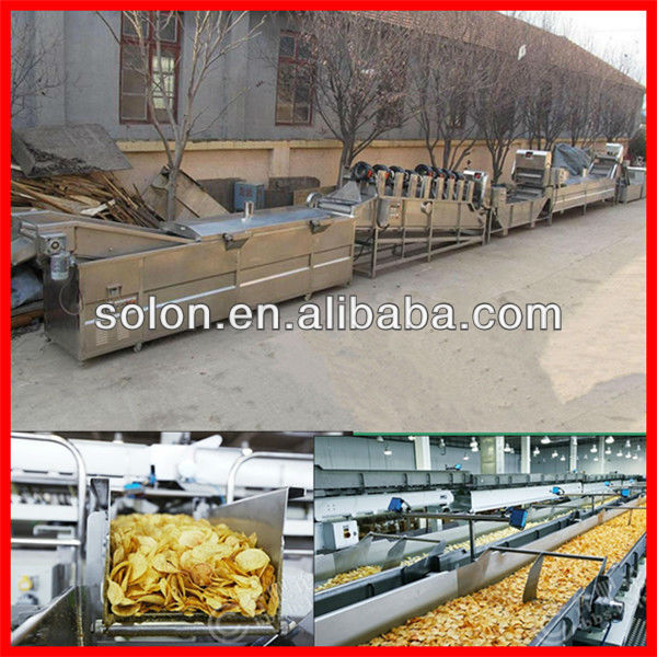 2013Competitive price industrial automatic potato chips production line with excellent performance