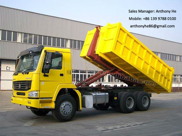 20T Hook Lift Garbage Truck