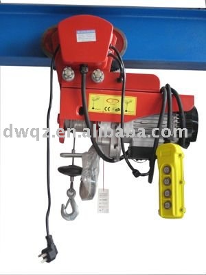 220V electric hoist with moving trolley