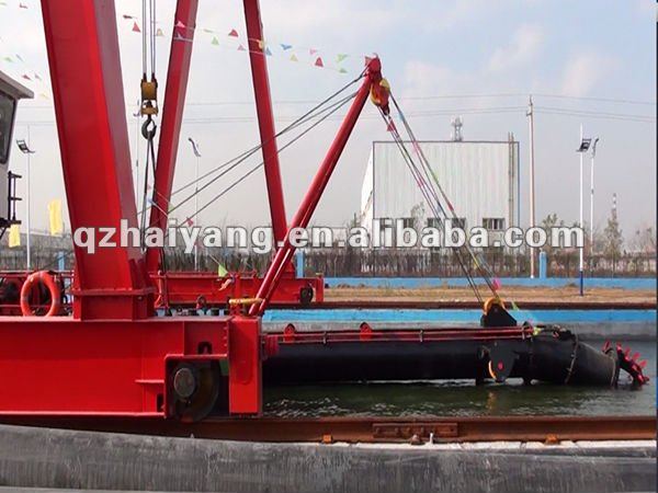 2500m3/h cutter suction sea sand dredger vessel for sand dredging