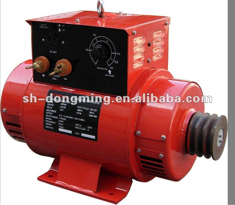 250a/300a commutator or diode type arc DC welding machine