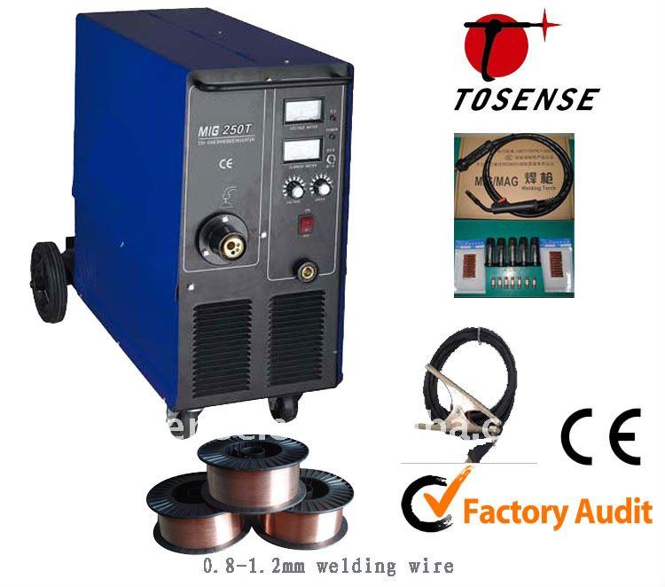 250A Inverter DC CO2 MIG/CO2 welding machine/CO2 mig welding machine