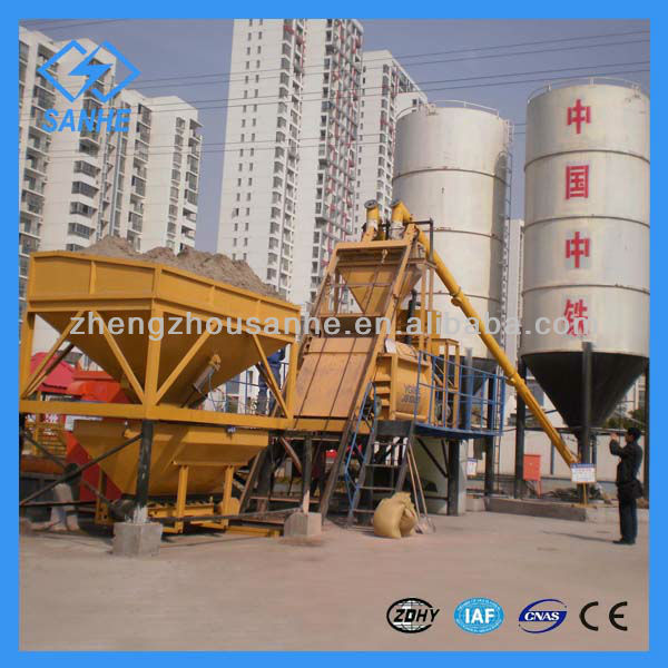 25m3/h high efficency concrete central mix plant