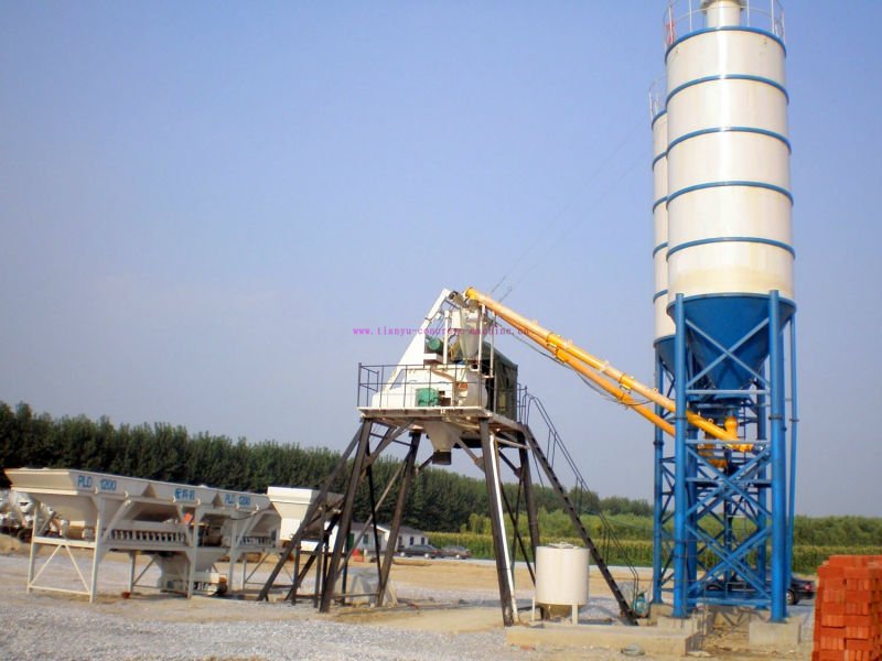 25m3/h ready mix concrete plant from quality factory