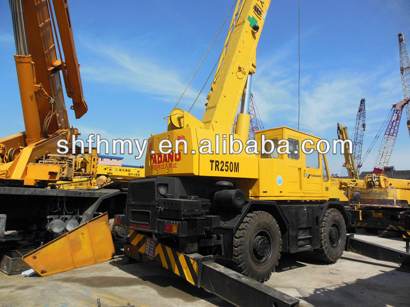 25T used rough terrain crane, original crane ,used tadano crane