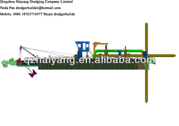 26/20 cutter suction dredger with distance 2000m