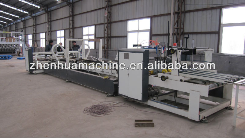 2800*1500mm automatic glue machine / carton box folding and gluing equipment / auto folding and auto glueing