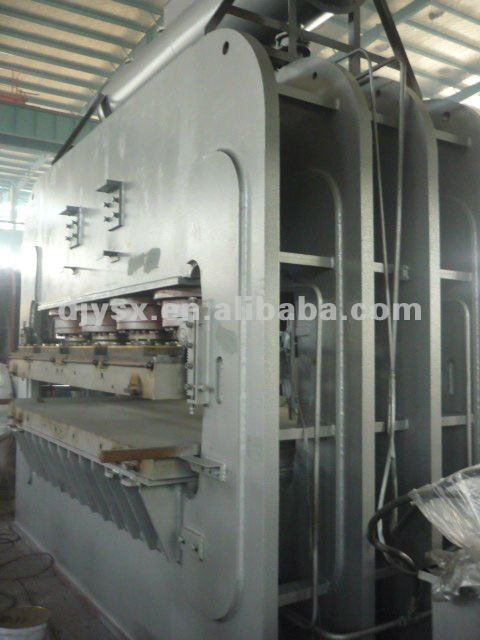 2800T 6*12ft size automatic short cycle laminating hot press line for MDF/particle board