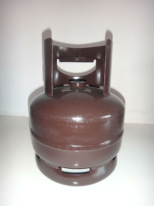 2kg portable steel refilled lpg gas cylinder for BBQ