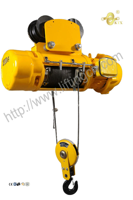 2t*6m electric wire rope hoist