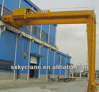 2T BMH Model Semi-gantry Crane with Electric Hoist