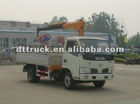 2ton DONGFENG XIAO BA WANG truck crane(knuckle boom truck crane)