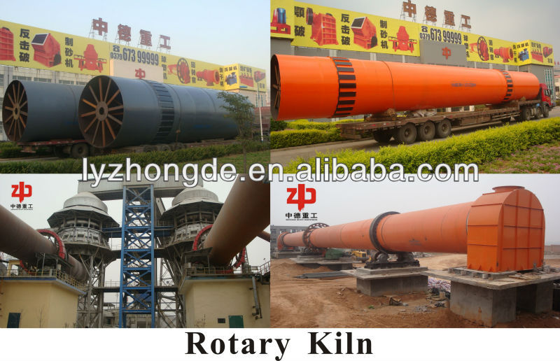 3*48m building material cement rotary kiln for sale with CE&ISO in bauxite and bentonite