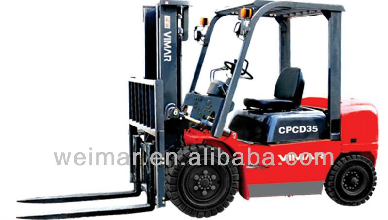 3.5t diesel forklift with ISUZU engine CPCD35