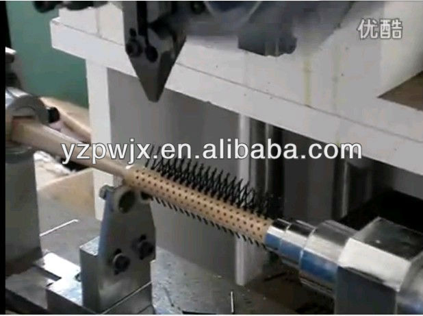 3 axes hairbrush making machine