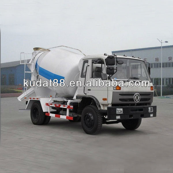 3 cubic self loading concrete mixer truck