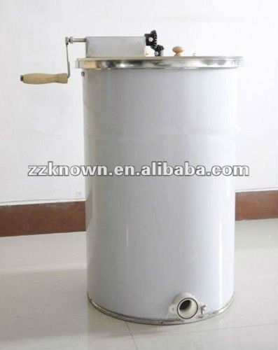 3 frames manual stainless steel honey extractor