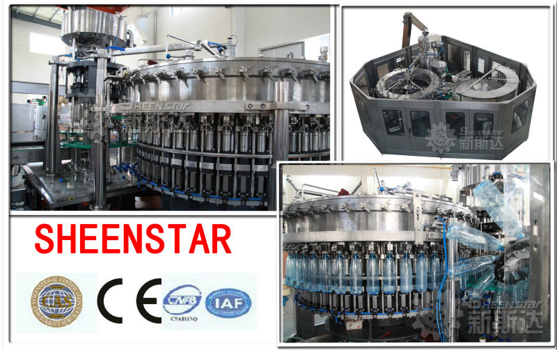 3 in 1 carbonated soft drinks filling plant