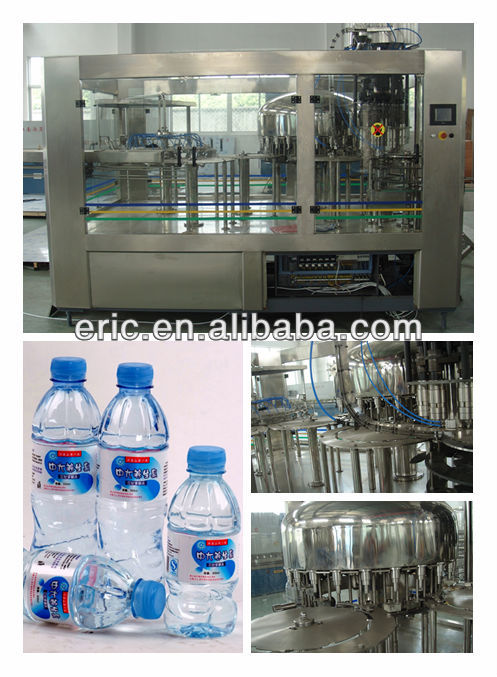 3 in 1 monobloc bottled water making machine