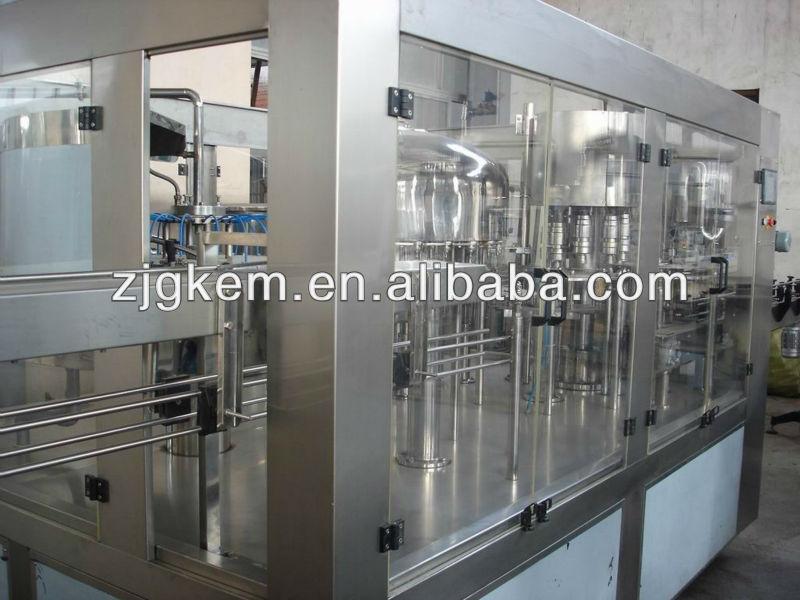 3-in-1 rinsing filler and capping automatic bottled filling line water machine